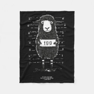 Lost Sheep - I Once Was Lost But Now I Am Found Fleece Blanket