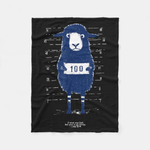 Lost Sheep I Once Was Lost But Now I Am Found Luke Fleece Blanket