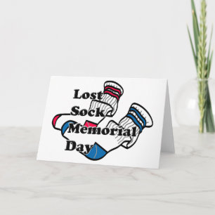 Lost Sock Memorial Day Card