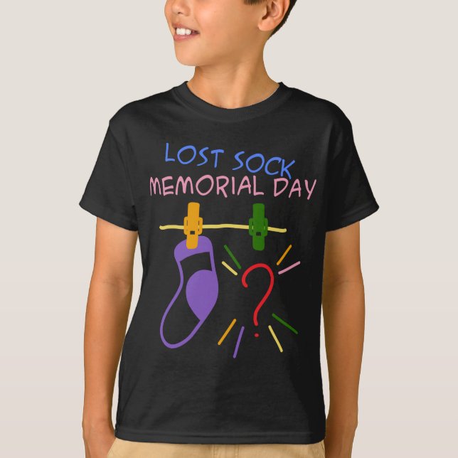 Lost Sock Memorial Day T-Shirt (Front)