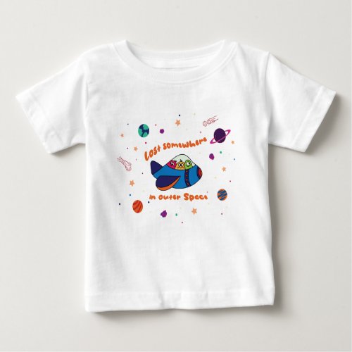 Lost somewhere in space baby T_Shirt
