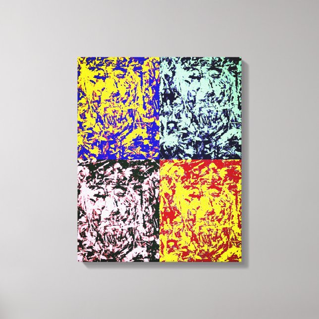Lost soul on the street canvas print (Front)