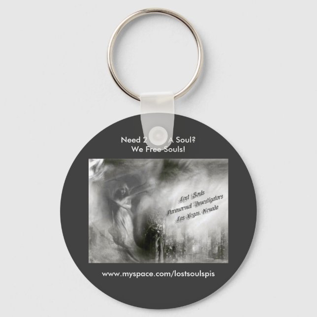 Lost Souls Keychain (Angel Logo) (Front)