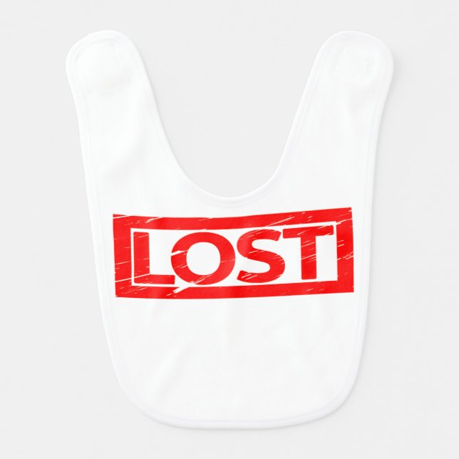 Lost Stamp Baby Bib (Front)
