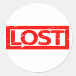 Lost Stamp Classic Round Sticker