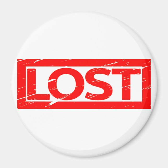 Lost Stamp Magnet (Front)