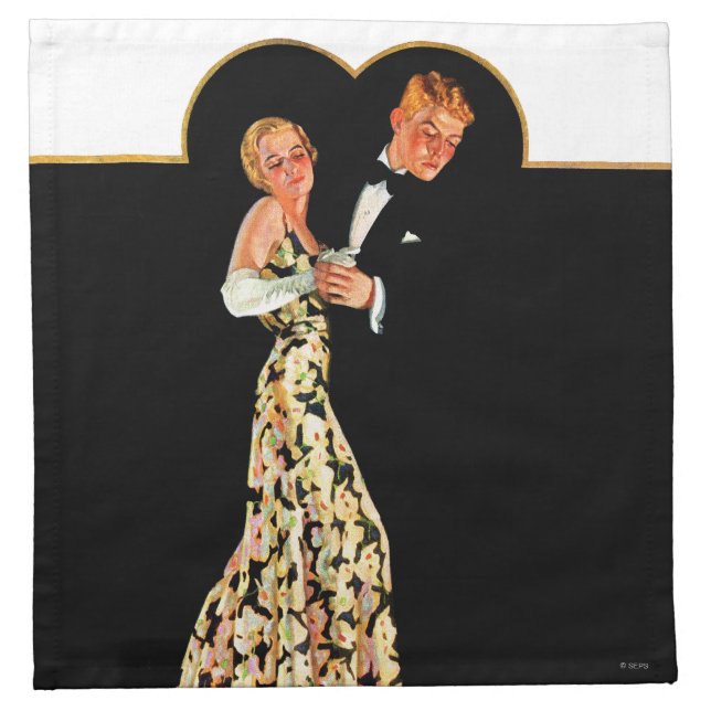 Lost Suspender Cloth Napkin (Front)