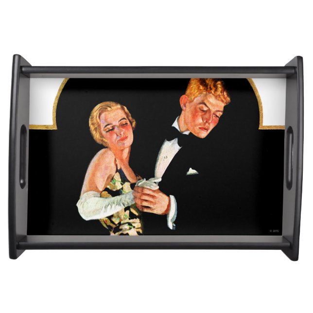 Lost Suspender Serving Tray (Front)