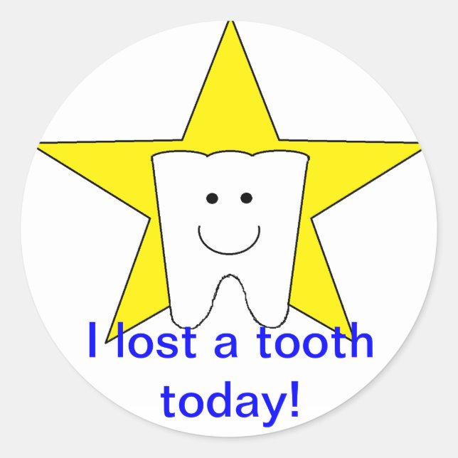 "Lost Tooth" Stickers (Front)