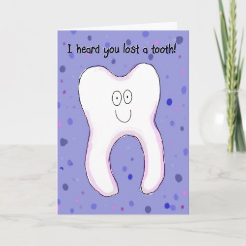 Lost Tooth Teeth Smile Child Congratulations Card