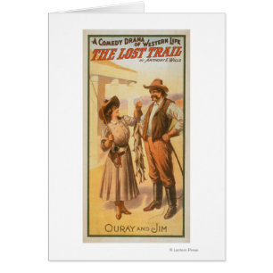 Lost Trail Comedy - Woman Fishing Western