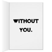 Lost Without You Cards (Inside (Right))