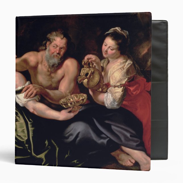 Lot and his daughters 3 ring binder (Front/Inside)