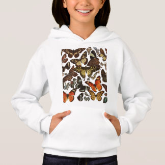 lot of multi colour butterflies hoodie