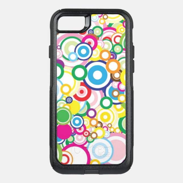 Lot of vivid circles otterbox iPhone case (Back)