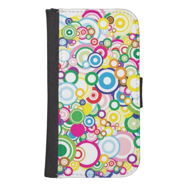 Lot of vivid circles samsung galaxy wallet case (Front)