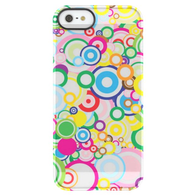 Lot of vivid circles uncommon iPhone case (Back)