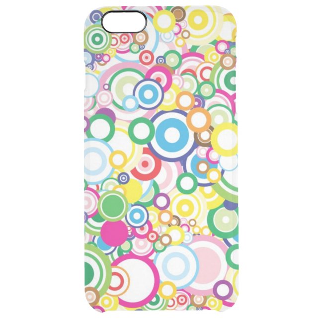 Lot of vivid circles uncommon iPhone case (Back)