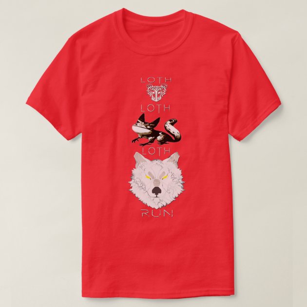 Wolf runner t shirt store
