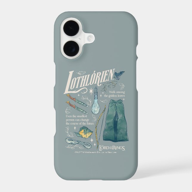 LOTHLORIEN™ Watercolor Collage Graphic Case-Mate iPhone Case (Back)