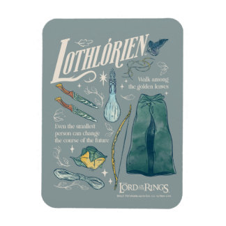 LOTHLORIEN™ Watercolor Collage Graphic Magnet