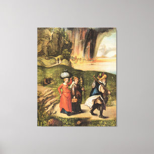 Lot's Escape, famous painting by Albrecht Durer, Canvas Print