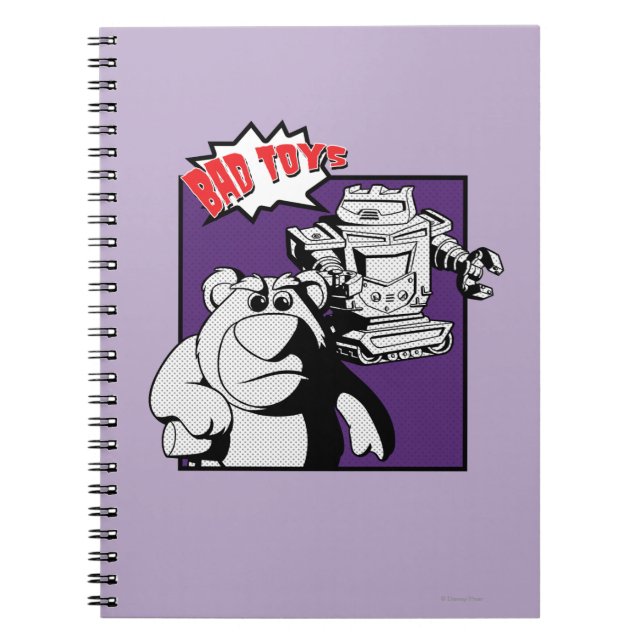 Lots-O'-Huggin' Bear & Sparks: Bad Toys Notebook (Front)