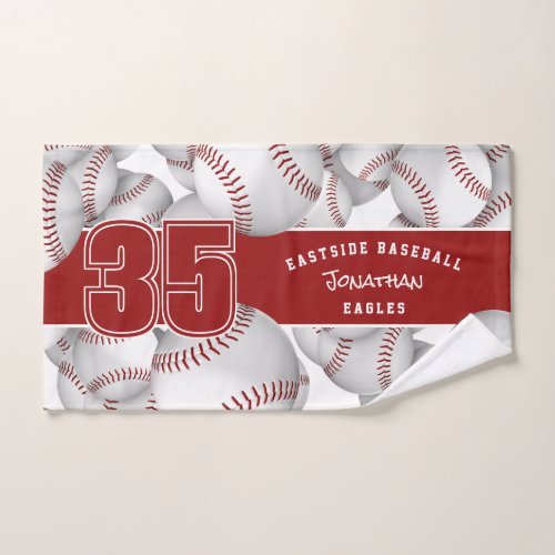 personalized towel for baseball player