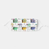 Lots of Books Adult Cloth Face Mask (Front, Folded)