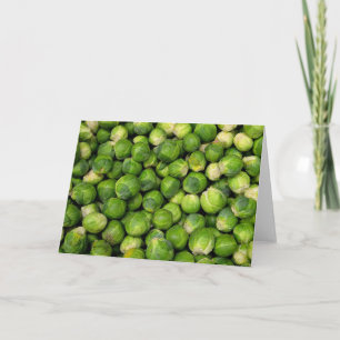 Lots of Brussels Sprouts Card