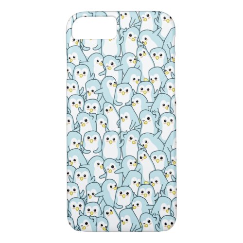 Lots of cartoon Penguins iPhone 87 Case