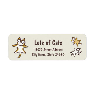 Lots of Cats Label