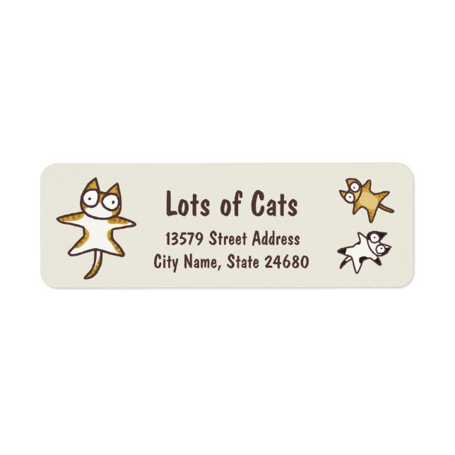 Lots of Cats Label (Front)