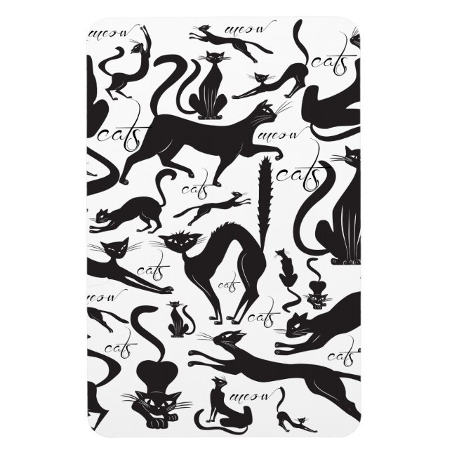 Lots of Cats Magnet (Vertical)