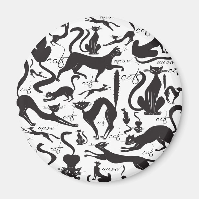 Lots of Cats Magnet (Front)