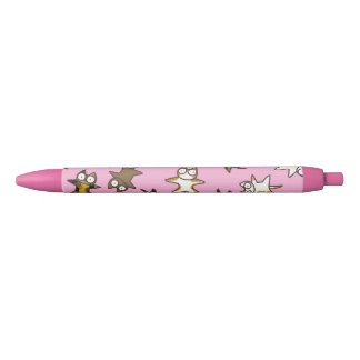 Lots of cats Pink Pen