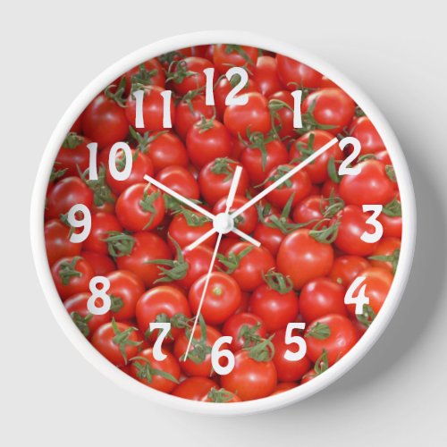 Lots of Cherry Tomatoes Clock