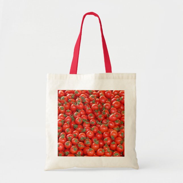 Lots of Cherry Tomatoes Tote Bag (Front)