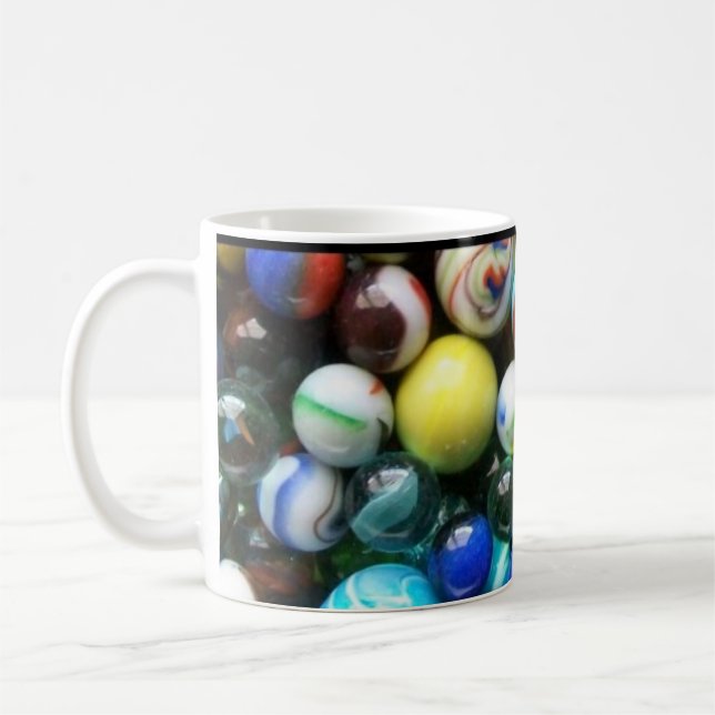 Lots of Colorful Marbles Coffee Mug (Left)