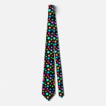 [ Thumbnail: Lots of Colorful Pentagon Shapes Neck Tie ]