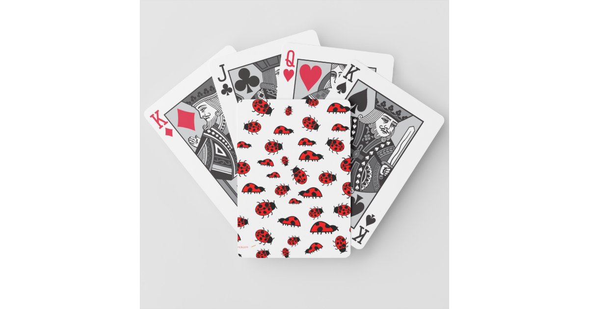 Lots of Cute Ladybugs Deck of Playing Cards | Zazzle