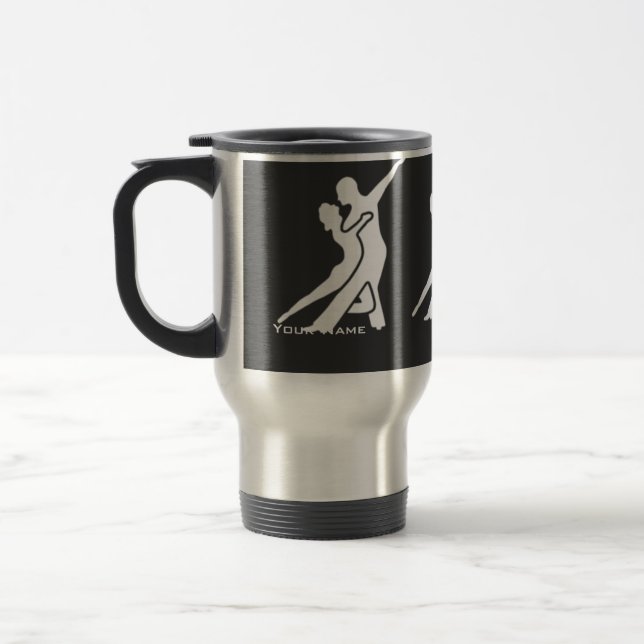 Lots of Dancers - Clear Travel Mug (Left)