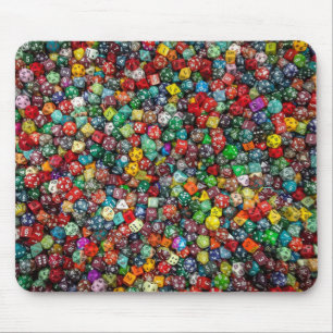 Lots of dice! mouse pad