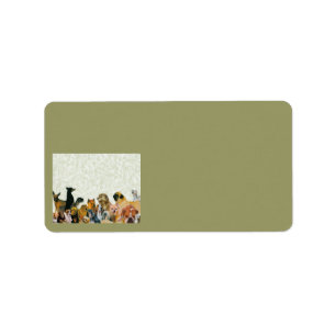 Lots of Dogs Collage labels