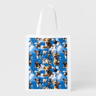 Lots of Dogs Grocery Bag