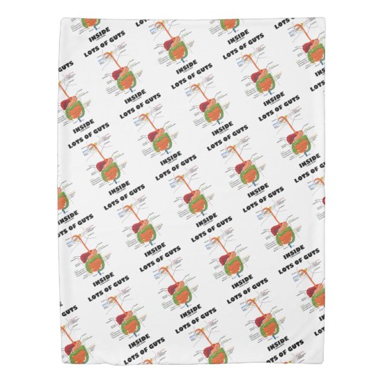 Lots Of Guts Inside Digestive System Humor Duvet Cover