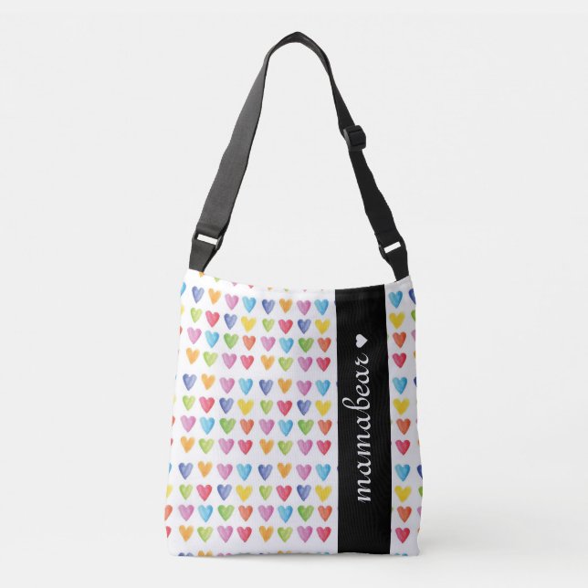 Lots of hearts Cross Body Crossbody Bag (Front)
