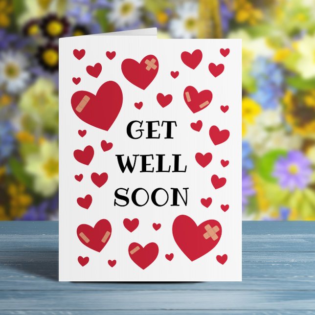 Lots of Hearts Get Well Soon Big Card (Creator Uploaded)
