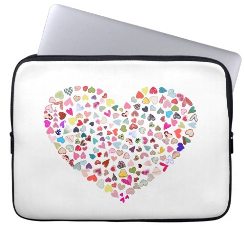 Lots of Hearts Neoprene Laptop Sleve Computer Sleeves
