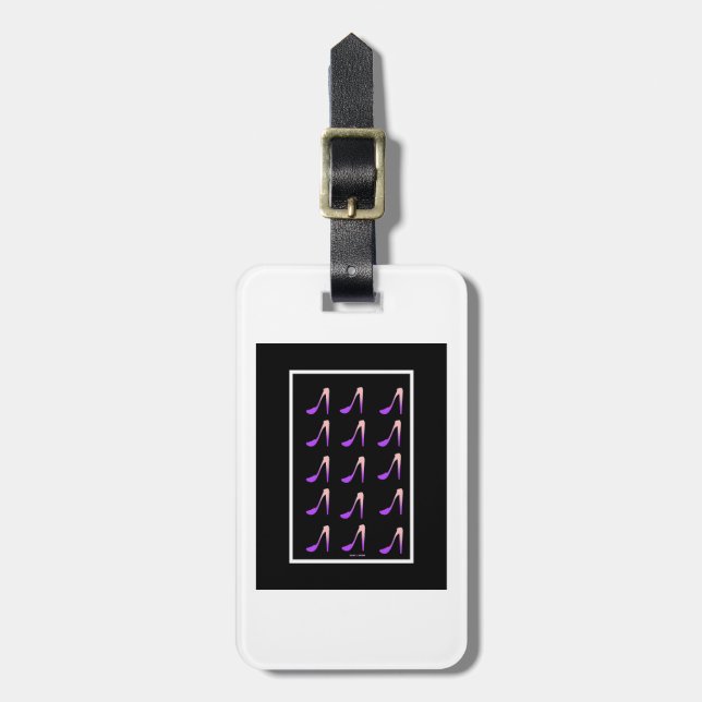 LOTS OF HI HIGH HEELS LUGGAGE TAG (Front Vertical)